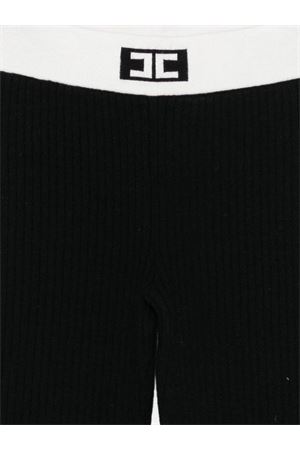 black viscose trousers ELISABETTA FRANCHI KIDS | EFPA301CFL040D748